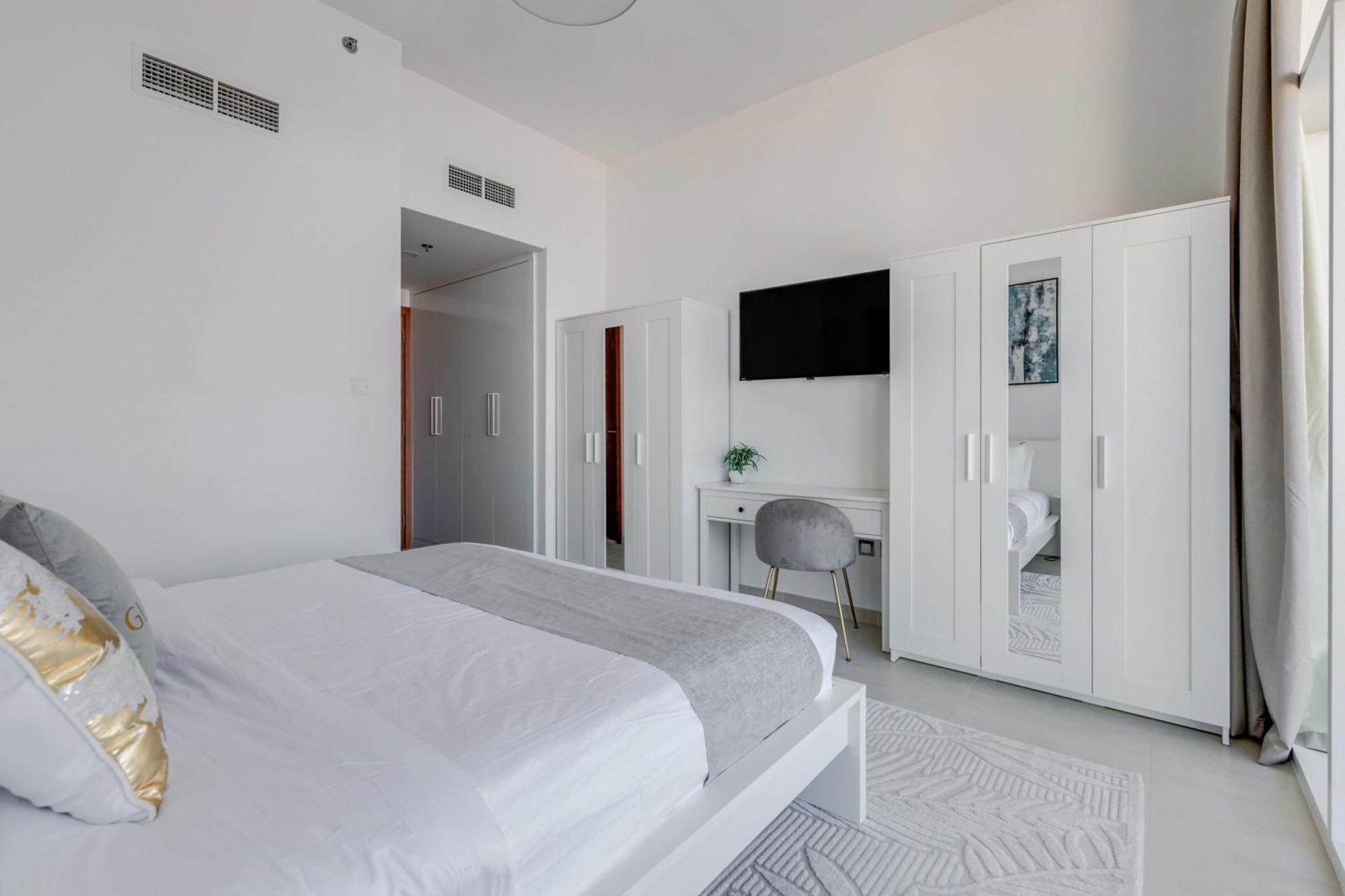 Luxury Azizi Mina Beachfront Apartments Dubai Exterior foto