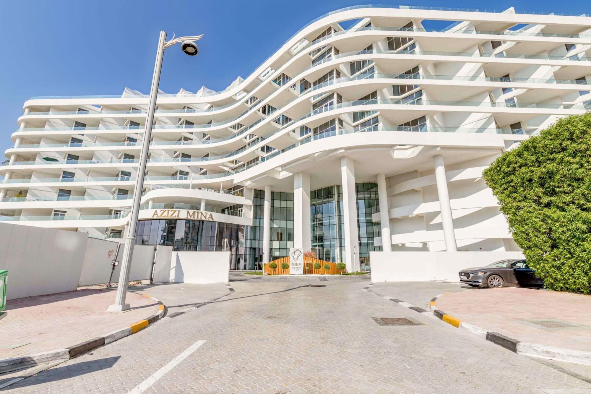 Luxury Azizi Mina Beachfront Apartments Dubai Exterior foto