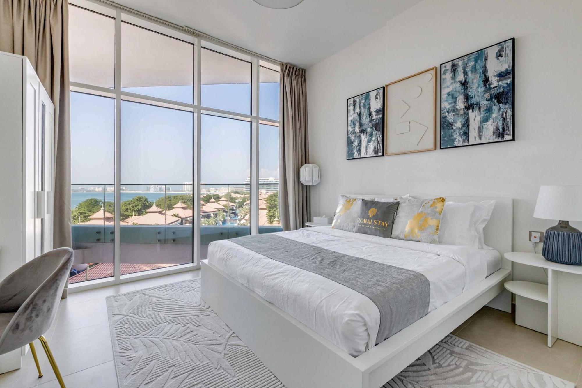 Luxury Azizi Mina Beachfront Apartments Dubai Exterior foto