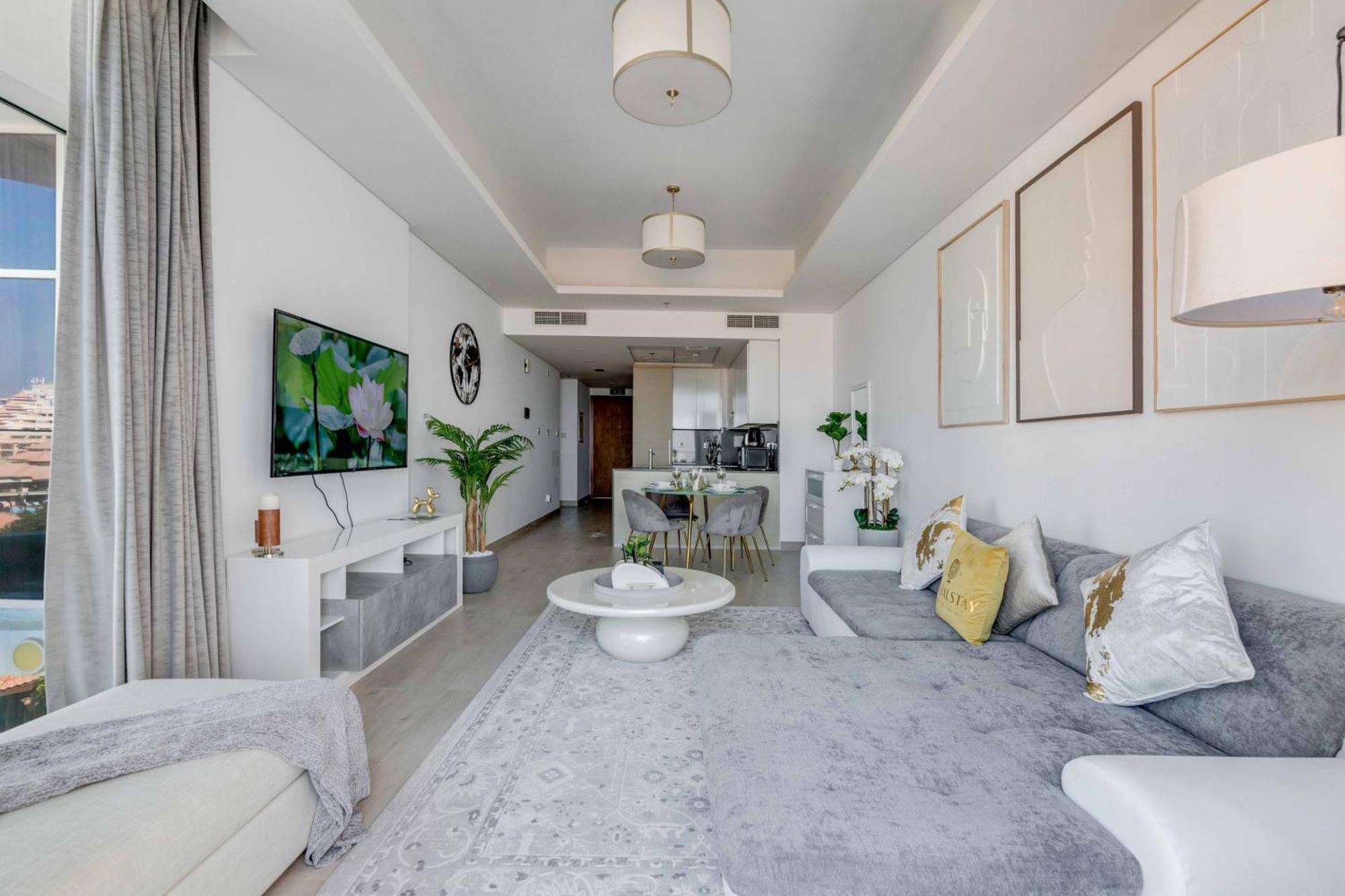 Luxury Azizi Mina Beachfront Apartments Dubai Exterior foto