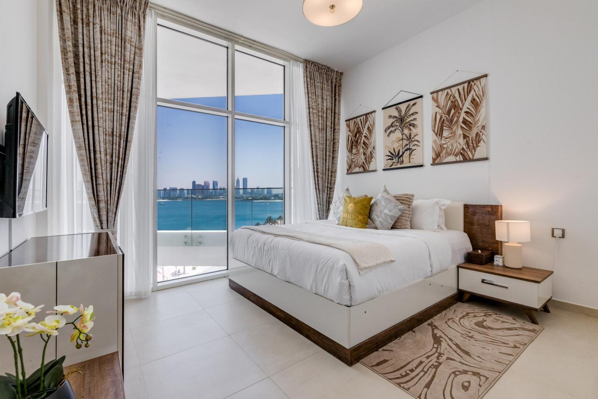 Luxury Azizi Mina Beachfront Apartments Dubai Exterior foto
