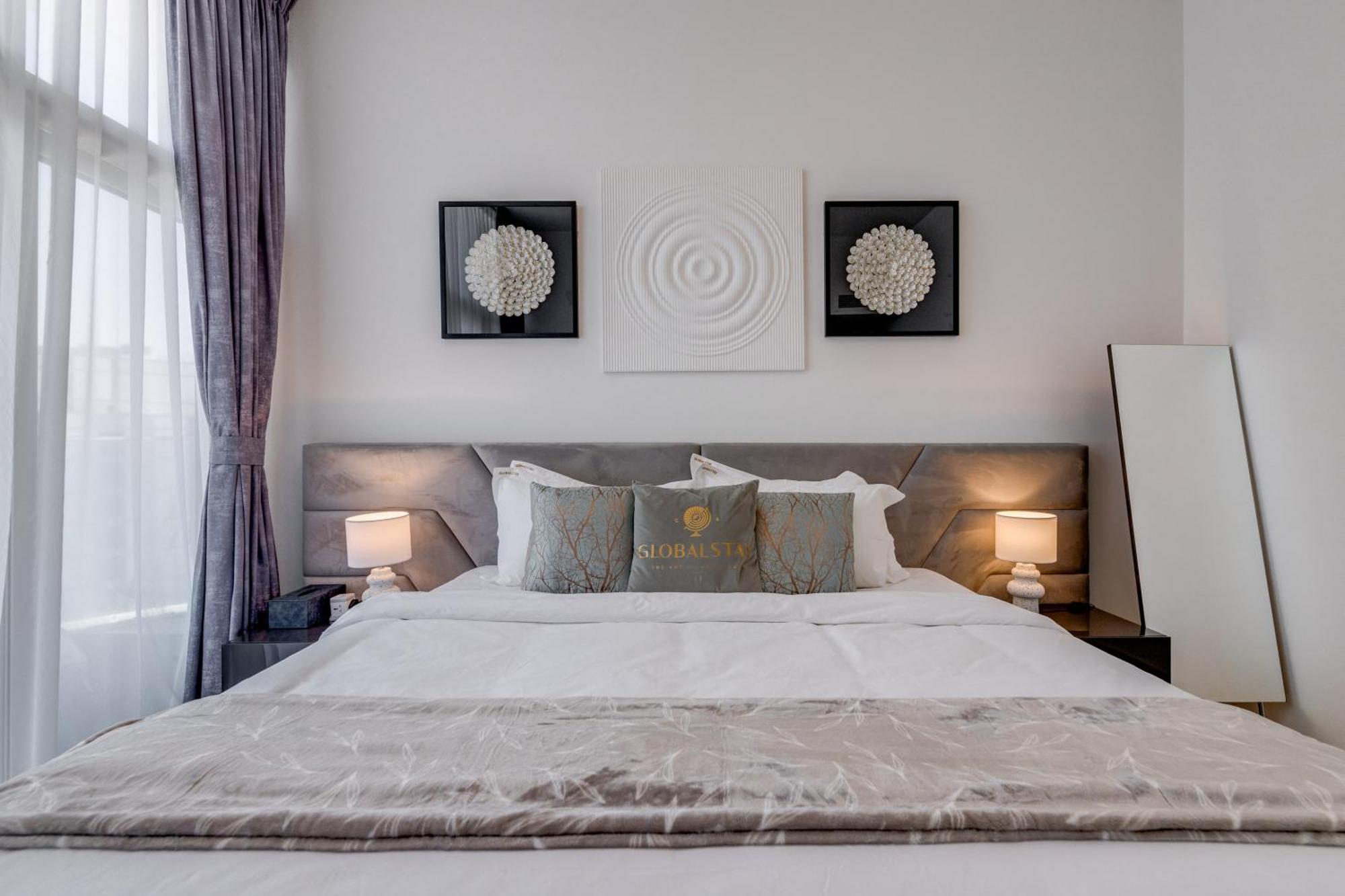 Luxury Azizi Mina Beachfront Apartments Dubai Exterior foto